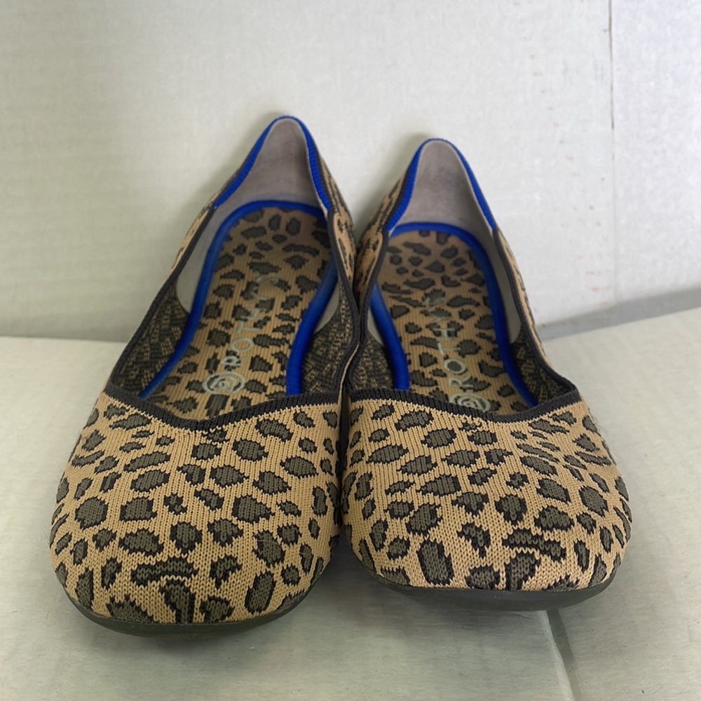Cheetah Print Rothy’s in tan brown - Picture 5 of 6